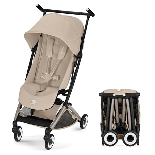 CYBEX サイベックス【公式】リベル (2026) アーモンドベージュJP2 ウルトラコンパクト ベビーカー 6ヵ月〜4歳頃まで使える 軽量 機内持ち込み 旅行 おでかけ 収納 (オリジナルリフレクターバンド付き)