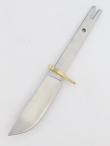 Miniatura 3 de Payne Bros Custom Knives Espigador parcial cuchillo de hoja fija en blanco - Caza - Camping - Pesca - Al aire libre - Knifemaking (SCF34GH)