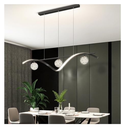 Lampe longue à suspendre au plafond LED à intensité variable pour restaurant - 7