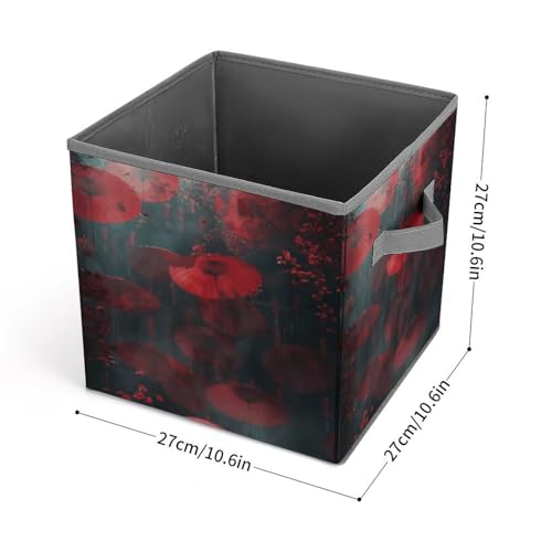Bacs de rangement pliables grande capacité avec poignées solides - 3
