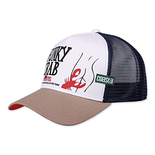 Casquette trucker crabe navy slate pour éviter la chaleur avec style