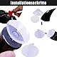 GERUI 2 PcsHelmschmuck, universeller Gummihelm Teufelshorn mit Saugnapf Motorradhelm einzigartige Dekoration, passend für Motorradhelme und Offroad Helme zur Dekoration（Schwarze）﻿