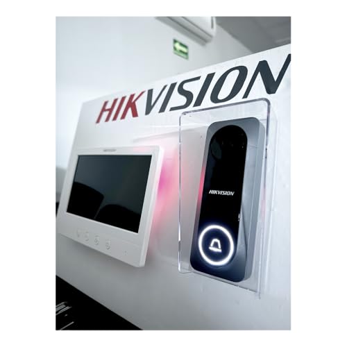 Image of HIKVISION Analog Video Door Phone /Bell with 7 inch TFT LCD Screen Wired | 1080p HD Resolution | One Touch Call Button | BuiltIn Mic & Loudspeaker| One Touch Unlock | Plug & Play | (DS-KIS212)
