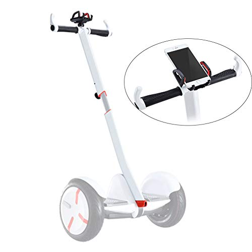 ToLanbbt Handlebar Extension Knee Bar for Segeay Ninebot Mini PRO with Phone Mount (White)