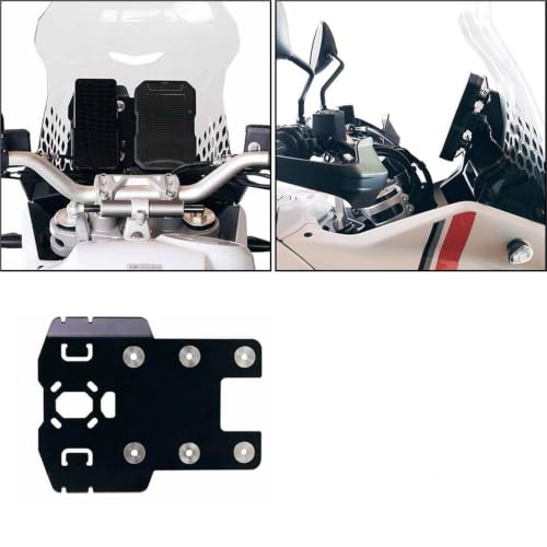Support navigation GPS et téléphone moto Desert X noir
