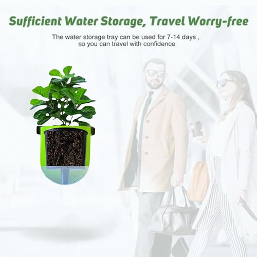 Image of Indian Discovery Self Watering Wall Hanging Planter| Hanging /Hooked Flower Pots for Home, Terrace, Balcony, Vertical Garden Decor Flower Pots(2 PC,WHITE,SPHERE)|6 Inch UV-Resistant Plastic Plant Pots