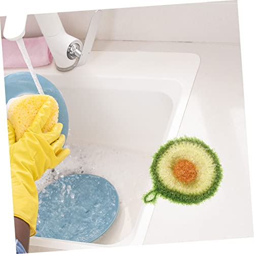 Image of UPKOCH 5pcs Sponges Scrubbers Fruit Shape Kitchen Cleaning Sponges Dishwashing Cloths Scourers Sponges Scrubber Cleaning Ball for Pot Bowl Stoves Cooker Hoods