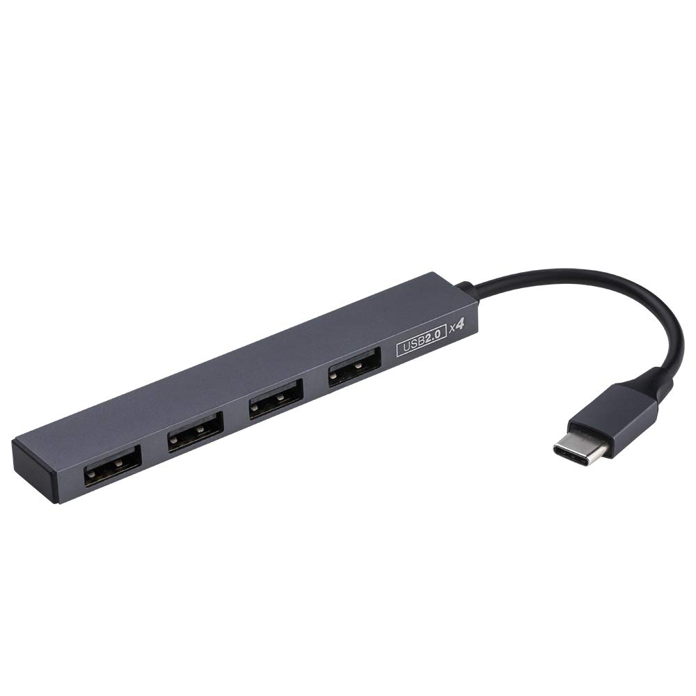 Nakabayashi Z8581 Digio2 USB Type-C Hub, Type-A, USB 2.0, 4 Ports