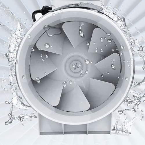 Extracteur d'air salle de bain ventilateur extraction silencieux et aérateur de gaine - 5