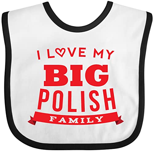 inktastic Polish Heritage I Love My Family Baby Bib