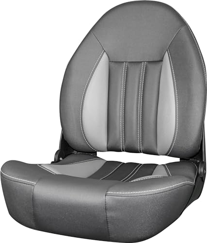 TEMPRESS ProBax Orthopedic Limited Edition Boat Seat (Charcoal/Sterling/Carbon)