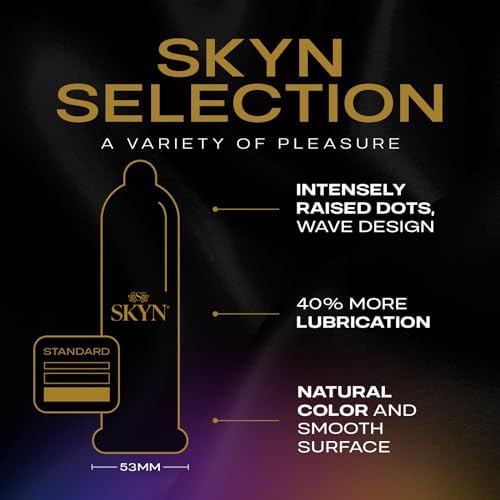 SKYN Selection Latex-Free Condoms - 24 Count - New Variety Pack Includes SKYN Original, Elite, Excitation and Elite Extra Lube Condoms - 2