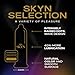 SKYN Selection Non-Latex Condoms, Regular Fit Variety Pack Contains SKYN Elite, Original, Excitation, Extra Lube, Condoms, 36 Count