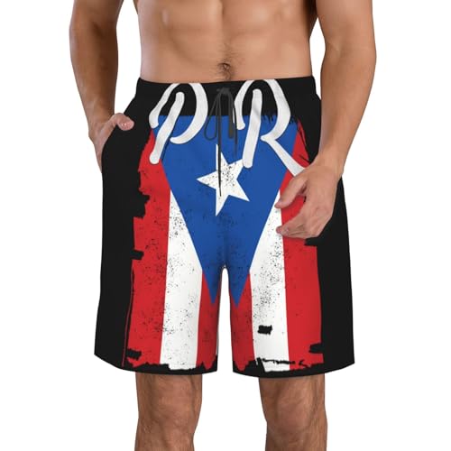 Men's Beach Shorts Drawstring Quick Dry Running Athletic Shorts Comfortable with Pockets2