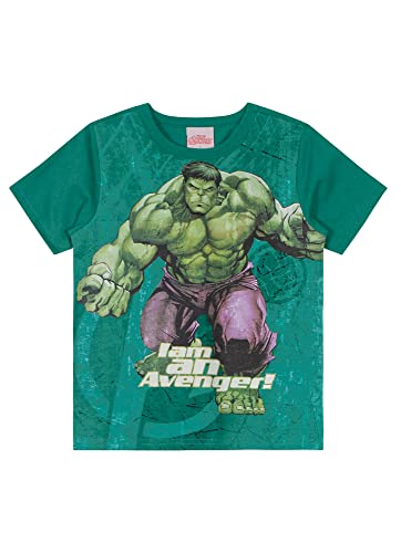 Camiseta,Meninos,Licenciados,The Avengers,Esmeralda,10