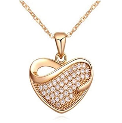 Quadiva E ! Collier pour Femme Cœur décoré de cristaux étincelants Cover