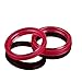 Seal Washer 2PCS Red Polyurethane Cylinder Piston Rod Dust-Proof Seal Ring, Thin PU Dust-Proof Seal Gasket Lip (Color : 2PCS, Size : 21X25X4.15-4.6)