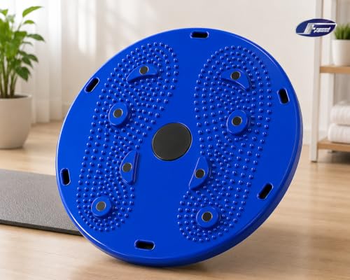Image of Waist Twister Disc | Magnetic Body Twister Board for Waist, Core & Balance Workout | Anti-Slip Acupressure Foot Massage Rotating Exercise Disc for Home Fitness