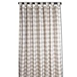 Produktart: Fertiggardine, Schal, Schlaufenschal, Übergardine, Landhaus-Vorhang | Material: 50 % PL (Polyester) 50% PC (Polyacryl) | Eigenschaft: blickdicht, pflegeleicht, als Sichtschutz geeignet