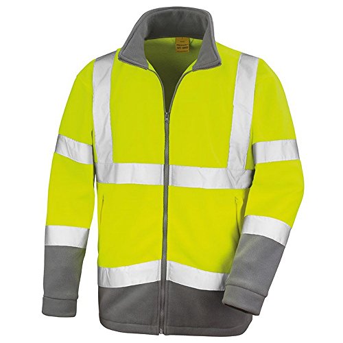 Veste de sécurité en micro polaire Result Core jaune taille M pour homme