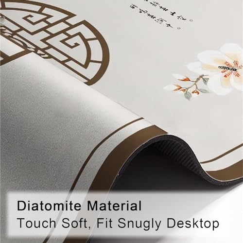 Square Diatomite Mahjong Mat, Thickened Anti Slip miniatura 4