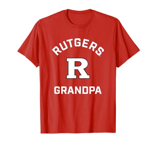 Rutgers University Scarlet Knights Arched Grandpa T-Shirt