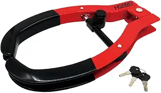 HORNET(ホーネット) タイヤロック LT-51R 赤色 自動車盗難防止機器 タイヤ装着可能幅：最大300mm 大型のタイヤ・ホイールに対応 ピッキングされにくいディンプルキーを採用