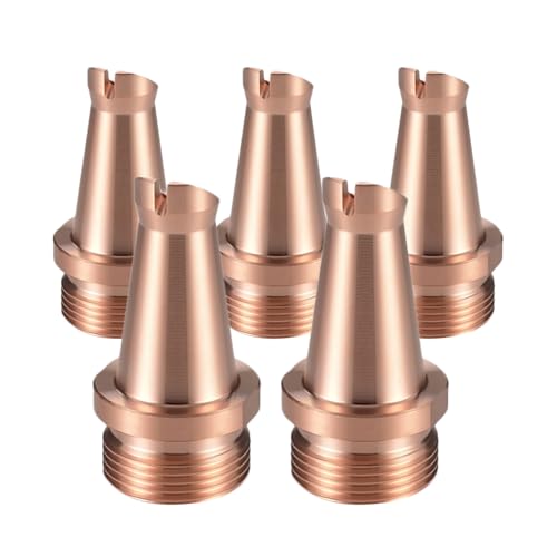 MCWlaser 5 Pcs Laser Welder Nozzle Tip Kit BS-16 Copper Nozzles for Portable Laser Welding Gun Laser Welder Head Laser Welding Machine