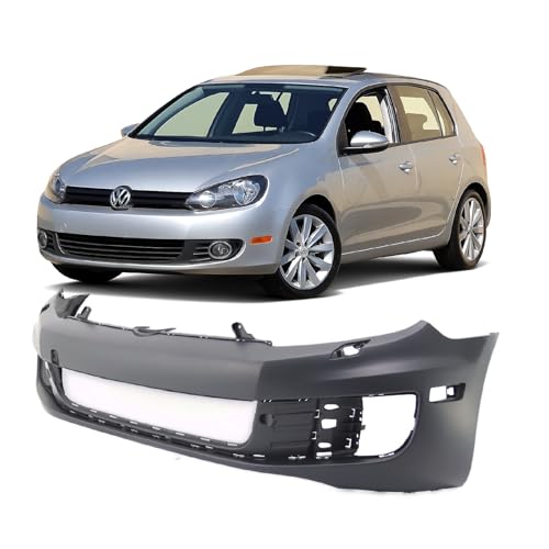 Image of FitParts Compatible with Volkswagen Golf /GTI 2010-2014 Front Bumper Cover | Primed, Ready to Paint, OEM 5K0807217CFGRU, VW1000185