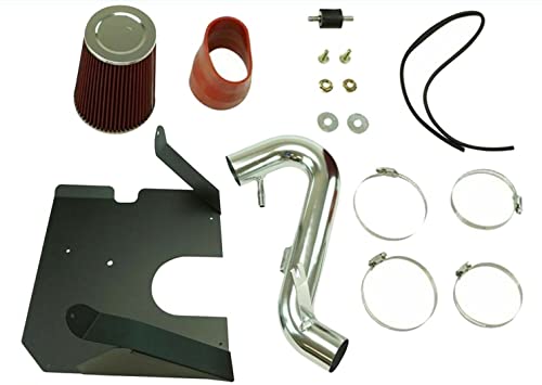 Performance Cold Air Intake CAI w Red Air Filter for 2005-2009 Ford Mustang