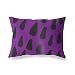 BonaMaison Fundas para Cojínes, Morado-Negro Funda de Almohada para Sofá Coche Silla Oficina Cama Decorativa Moderna Decoración del Hogar, 35x50 Cm - Diseñado y Fabricado en Turquía