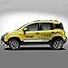 DDNAF Mountain Graphics   Decal Car Styling Body Personalizzato Stripes Side Decor Sticker, per Fiat Panda Corss 4X4 OFF RAOD