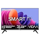 Hisense TV 32" HD Ready 32A4N, Smart TV VIDAA U7, Game Mode, Works with Alexa, Tuner DVB-T2/S2 HEVC 10, lativù, 32'', 2024 LED