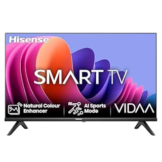 Hisense TV 32" HD Ready 32A4N, Smart TV VIDAA U7, Game Mode, Works with Alexa, Tuner DVB-T2/S2 HEVC 10, lativù, 32'', 2024 LED