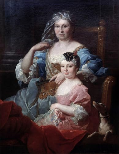 Affiche toile Pierre Subleyras portrait de Madame Poulhariex cadeau idéal art