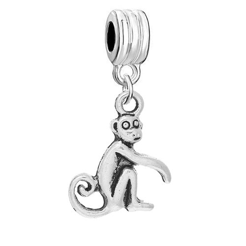 Monkey Dangle Charm Fits All Brand Snake Charm Snake Bracelets