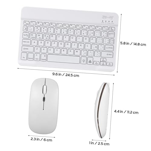 Teclado y ratón inalámbricos multidispositivo batería recargable 2