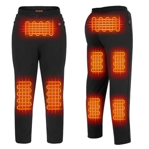 FERNIDA Heated Pants for Men 5V Electric Heated Sweatpants, No Battery, 3XL