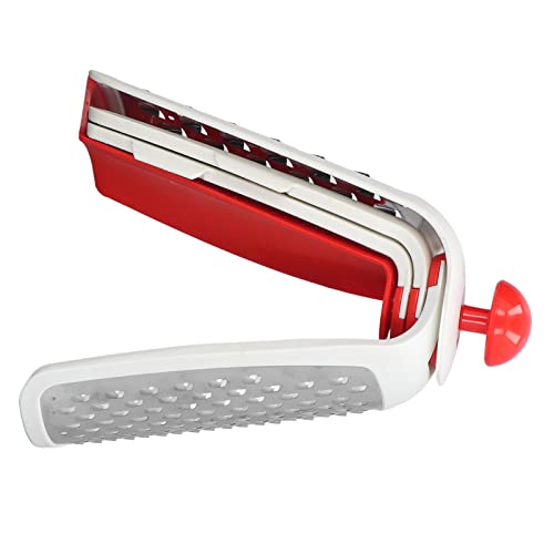 Cortador de Verduras 4 en 1 Zerodis Acero Inoxidable Rojo miniatura 7
