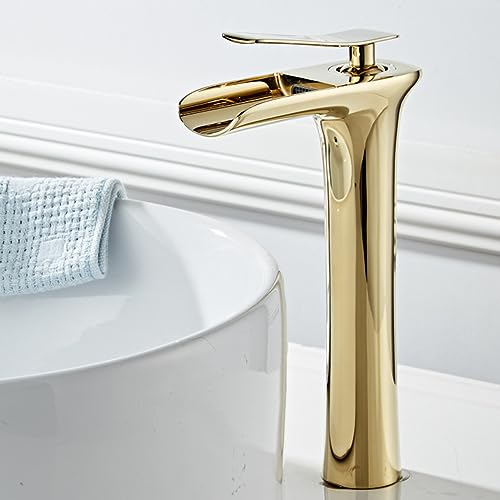 Grifos de lavabo cascada para renovar baños modernos y cuencas LWX 7