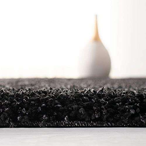 Image of Modern Irregular Shape Shaggy Rug | Super Soft Microfiber Area Carpet for Living Room, Bedroom, etc [ Size 6X8 FEET ].