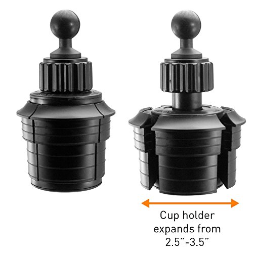 Base para portavasos iBOLT ajustable 25mm / 1" miniatura 3