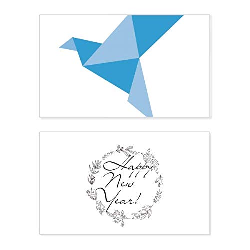 Tarjeta de Año Nuevo para decorar tu hogar y enviar deseos de paz