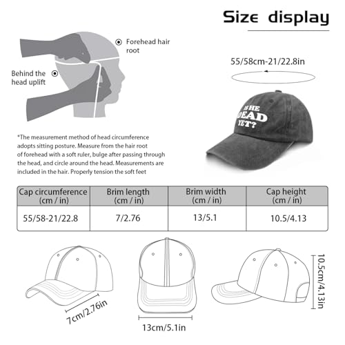 Gorra de béisbol divertida para hombre y mujer miniatura 4
