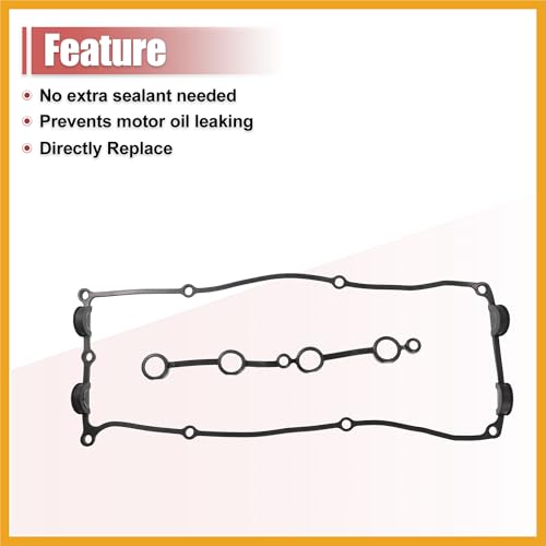 Image of 1 Set VS50550R Engine Valve Cover Gasket for Nissan 240SX 2.4L L4 GAS DOHC 1995-1998 for Nissan Frontier 2.4L L4 GAS DOHC 1998-2004 Replacement
