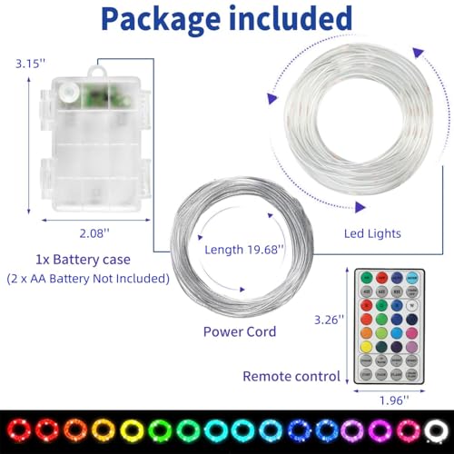Luces para tabla de remo y kayak IP68 a pilas con control remoto para navegación nocturna 2