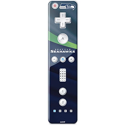 Skinit Decal Gaming Skin Compatible with Wii Remote Controller - Officially Licensed NFL Seattle Seahawks Design