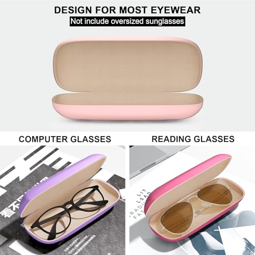 Image of Eyeglasses Case, Hard Shell Protective Case for Glasses, Unisex for Women Men