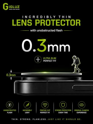 Image of iGluz Compatible with Xiaomi 14 CIVI Camera Lens Protector (1 Pack) | 9H Tempered Glass Camera Guard | Ultra Clear HD | Anti Scratch | Bubble Free | Easy Installation | Case Friendly | Black
