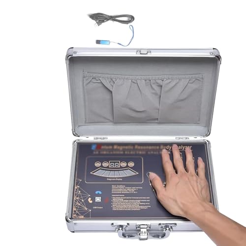 ZAYMGPD Analyseur Magnétique à Résonance Quantique, 53 Tests De Santé, Fonction D'analyse 3D, Compatible avec Windows, Multilingue, Analyseur Corporel, Génération Rapide De Rapports